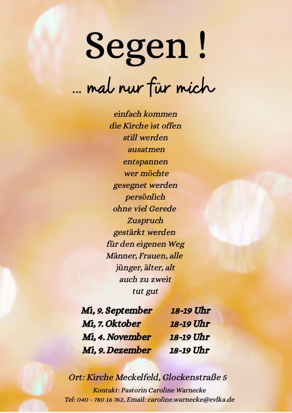 Plakat der Veranstaltung. Plakat: C. Warnecke