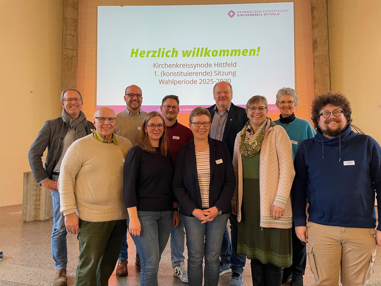 Mitglieder des Kirchenkreisvorstands. Foto: C.Wöhling