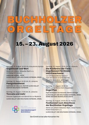 Plakat: Nachbarschaft Buchholz